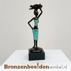 Afrikaans beeld "Opeyemi" 16 cm 	BBWST06KL15