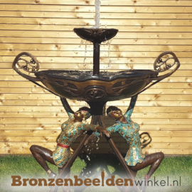 Bronzen fontein met klassieke danseressen BBW8004