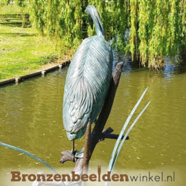 Groot waterornament met reigers BBW948br