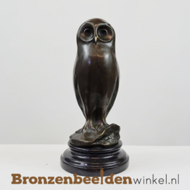 Kerkuil beeldje in brons BBW37245