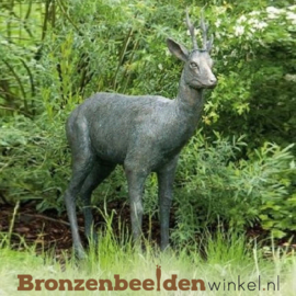 Bronzen beeld ree BBWR88285
