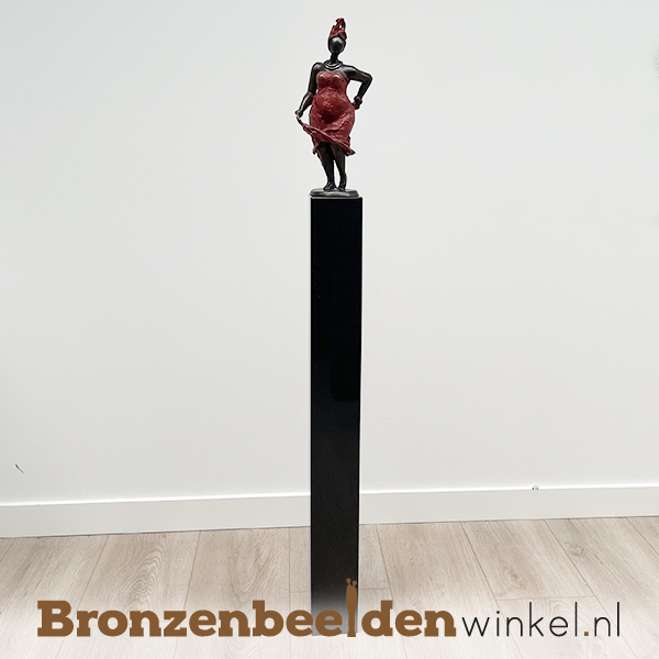 Afrikaans beeld "Amina" 33 cm bbwDV01GR35