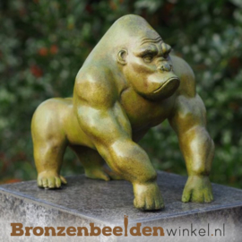 Gorilla beeldje in brons BBW9120