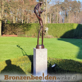 Abstract tuinbeeld "Verslingerd aan Elkaar" BBW52230br