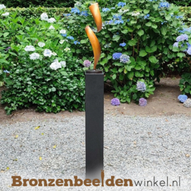 Abstract tuinbeeld "Gracieus" (gouden zijde) BBW1546br