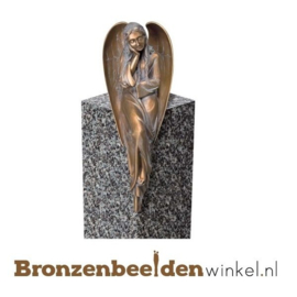 Bronzen engel beeld BBW85371
