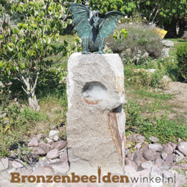 Waterornament tuin idee ''Bronzen draken beeld'' BBWR90166