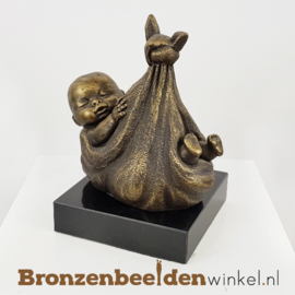 Geboorte cadeau "Gebracht door de ooievaar" BBW73br28