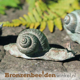 Beeld slak in brons BBW37030