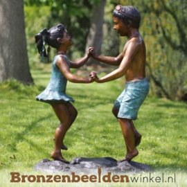 Bronzen fontein "Waterpret" BBW94647br