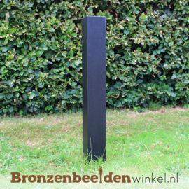 Granieten natuursteen sokkel 95x12x12 cm - dark finish