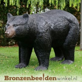 Groot beeld beer in brons BBW1277