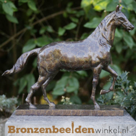 Paarden beeldje brons BBW2563