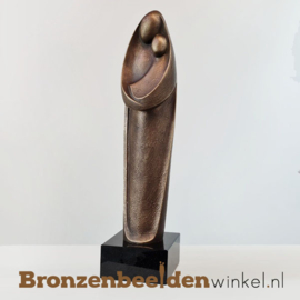 Bronzen moeder en kind beeld BBW85152
