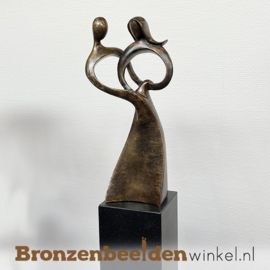 Bruiloft kado "Één zijn" op sokkel BBW001br05XLOS