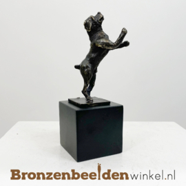 Kleine urn hond "De enthousiaste Rottweiler" BBW043br10as