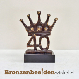 TOP 40 jaar vrouw cadeau "Kroonjaar 40e verjaardag"