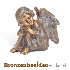 Engel voor op graf ''Lief zittend engeltje'' BBW85337