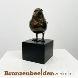 Kleine urn vogel in brons BBW80001