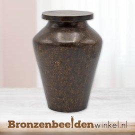 Eenvoudige urn in brons BBW0282br