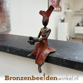 Afrikaans beeld "Thandie" 12 cm BBWZT22KL