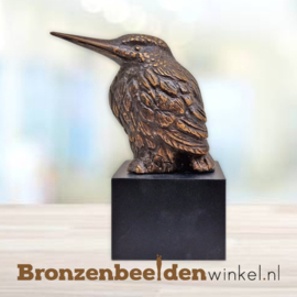 Asbeeld ijsvogel in brons BBW89902