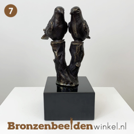 NR 7 | Cadeau vogelliefhebber "De tortelduifjes" BBW005br65