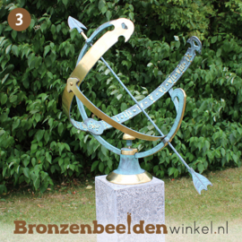 NR 3 | Afscheidscadeau Bronzen zonnewijzer BBW0028br