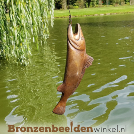 Vijver beeld vissende jongen BBW50608br