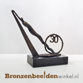 TOP 30 jaar bestaan bedrijf cadeau "De mijlpaal" met jaartal 30