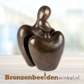 Bronzen duo urn "Voor altijd samen" 300663