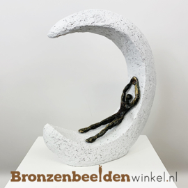 Kunst beeldje "Ontspannen" voor in huis BBW005br16