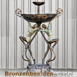 Bronzen fontein met klassieke danseressen BBW8004