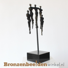 Jubileum geschenk "Samen in balans" BW005br68 korte staaf