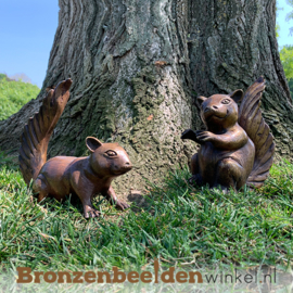 Bronzen eekhoorn set BBW1213BR