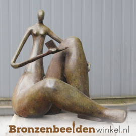 Dikke vrouwen kunst beeld "Lezende Dame" BBW52220br