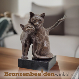 Kattenbeeldjes op sokkel BBW12668