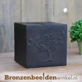 Bronzen urn "Boom en vogels" BBW0610br-db