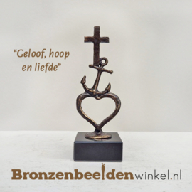 Doop cadeau "Geloof hoop en liefde​" BBW23pb37