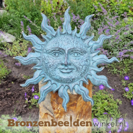 Tuinbeeld zon op sokkel BBW0567br-os