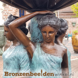 Groot waterornament "De acht vrouwen" BBW47014