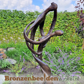 Abstract tuinbeeld "Verslingerd aan Elkaar" BBW52230br