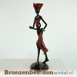 Afrikaans beeld "Binta en Nala" 26 cm BBW009br61