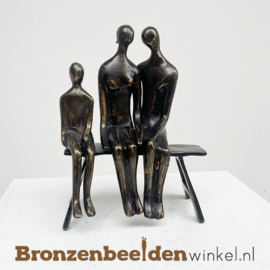 Beeldje ouders met 1 kind - STEL ZELF SAMEN