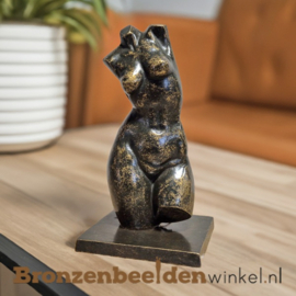 Beeldje vrouwenlichaam in brons BBW3552br