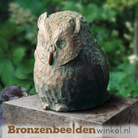 Bronzen uil beeldje BBW87074