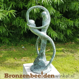 Liefdespaar tuinbeeld "De Oneindige Dans" BBW52214br