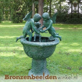 Bronzen fontein met engelen BBW853