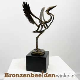 Asbeeld Kraanvogel in brons BBW81220