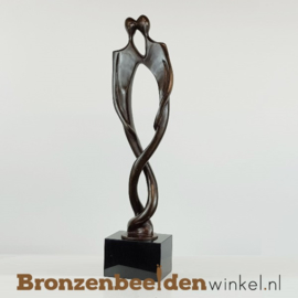 Afrikaans sculptuur "In gedachten bij elkaar" BBW007br30